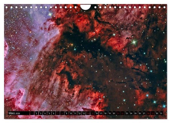 Produktbild: Galaktische Nebel (Wandkalender 2026 DIN A4 quer), CALVENDO Monatskalender