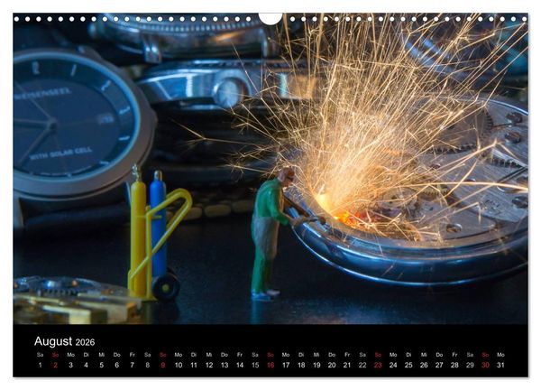 Produktbild: UHR Menschen (Wandkalender 2026 DIN A3 quer), CALVENDO Monatskalender