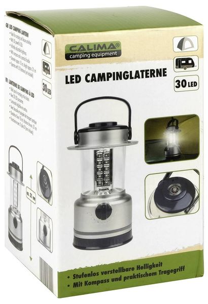 Produktbild: Calima 46000 LED Camping-Laterne 352g Silber-Blau