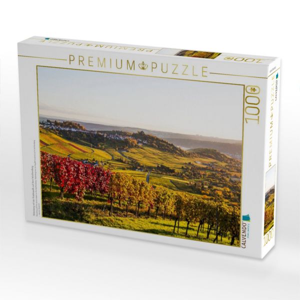 Produktbild: CALVENDO Puzzle Rotenberg mit der Grabkapelle auf dem W&uuml;rttemberg | 1000 Teile Lege-Gr&ouml;&szlig;e 64x48cm Foto-Puzzle f&uuml;r gl&uuml;ckliche Stunden
