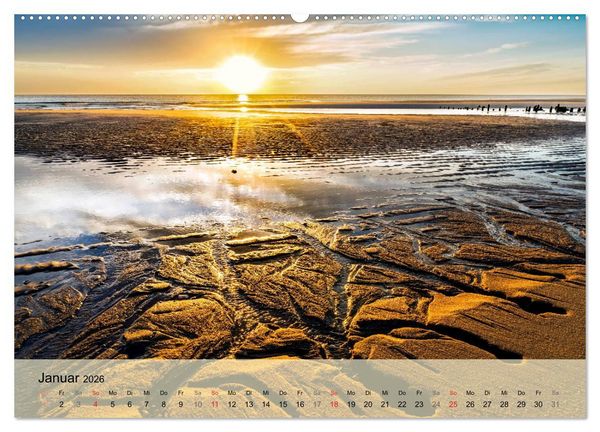 Produktbild: Nordsee - Traum (Wandkalender 2026 DIN A2 quer), CALVENDO Monatskalender