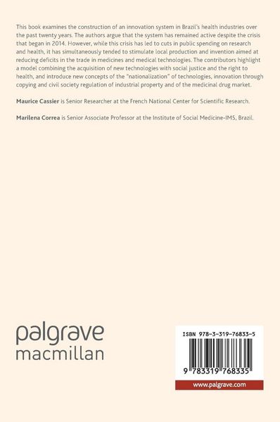 Produktbild: Health Innovation and Social Justice in Brazil