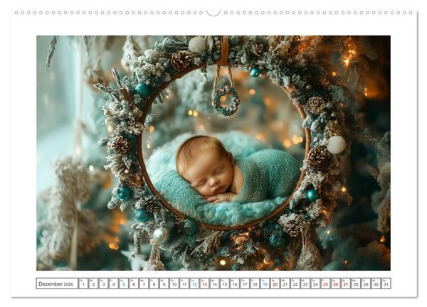 Produktbild: Babyzauber (Wandkalender 2026 DIN A2 quer), CALVENDO Monatskalender