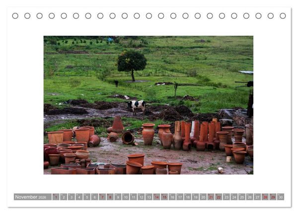 Produktbild: Ruanda (Tischkalender 2026 DIN A5 quer), CALVENDO Monatskalender