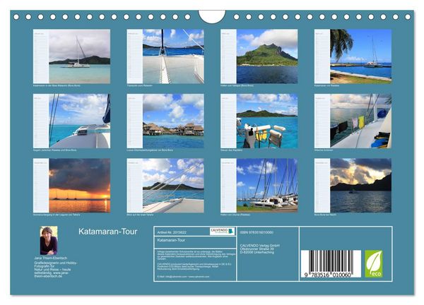 Produktbild: Katamaran-Tour (Wandkalender 2026 DIN A4 quer), CALVENDO Monatskalender