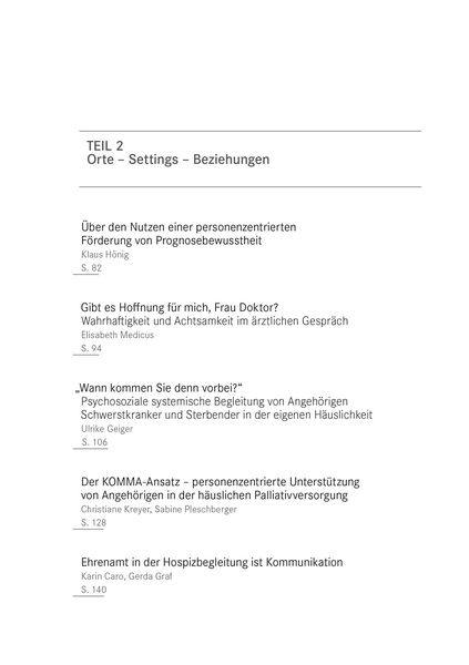 Produktbild: Kommunizieren in Palliative Care und Hospizarbeit