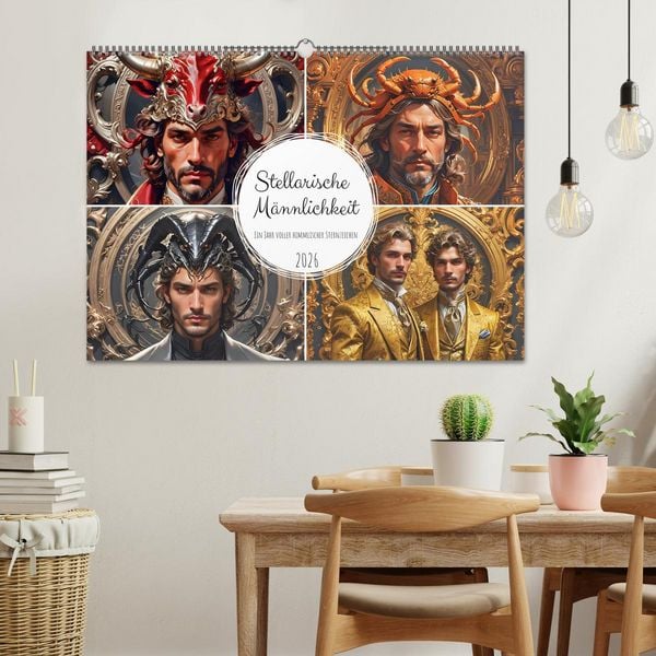 Produktbild: Stellarische M&auml;nnlichkeit (Wandkalender 2026 DIN A2 quer), CALVENDO Monatskalender