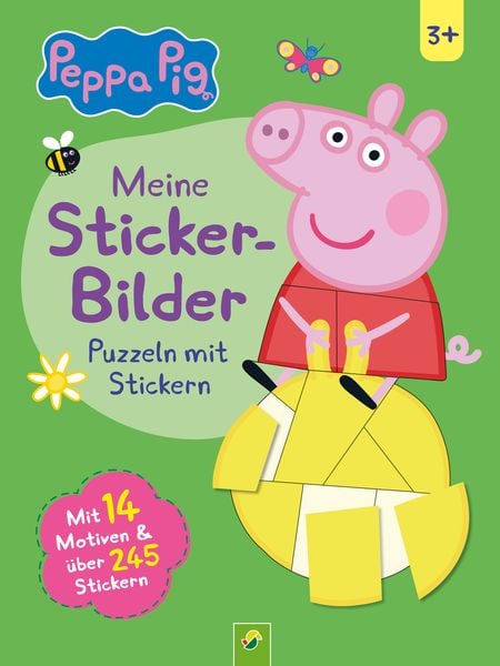Peppa Pig Meine Sticker-Bilder. Puzzeln mit Stickern, Taschenbuch von Schwager & Steinlein Verlag, Schwager & Steinlein, 978-3-8499-4688-3