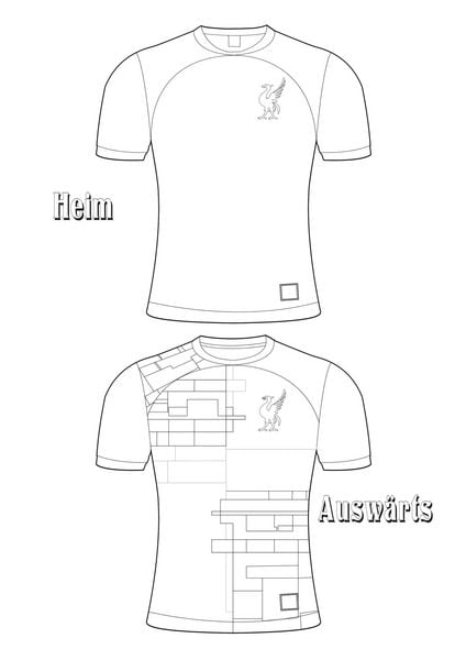 Produktbild: Fu&szlig;ball-Malbuch Trikot-Designer f&uuml;r Kinder ab 6 Jahren mit 100 Motiven zum Ausmalen