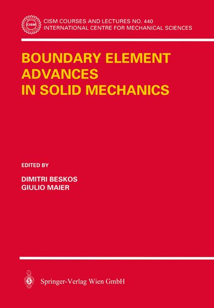 Produktbild: Boundary Element Advances in Solid Mechanics