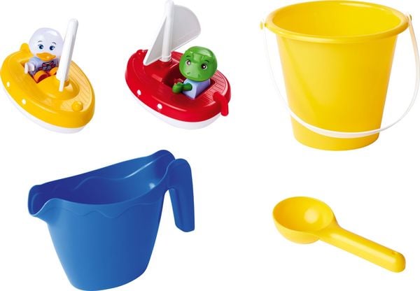Produktbild: BIG 8700001595 - AquaPlay WaterTable, Wasser-Spieltisch mit Handpumpe und Zubeh&ouml;r