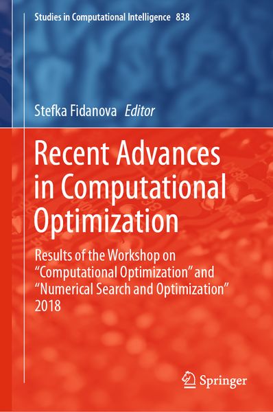 Produktbild: Recent Advances in Computational Optimization