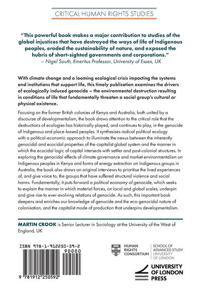 Produktbild: Capitalism, Colonisation and the Ecocide-Genocide Nexus