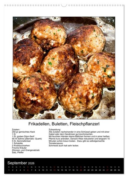 Produktbild: Omas Familienkochkalender (Wandkalender 2026 DIN A2 hoch), CALVENDO Monatskalender