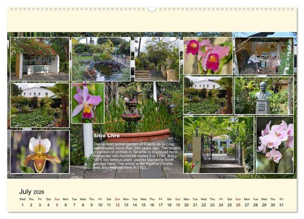 Produktbild: Enchanting Tenerife (High Quality Premium Wall Calendar 2026 DIN A2 landscape),CALVENDO 12 Month Wall Calendar