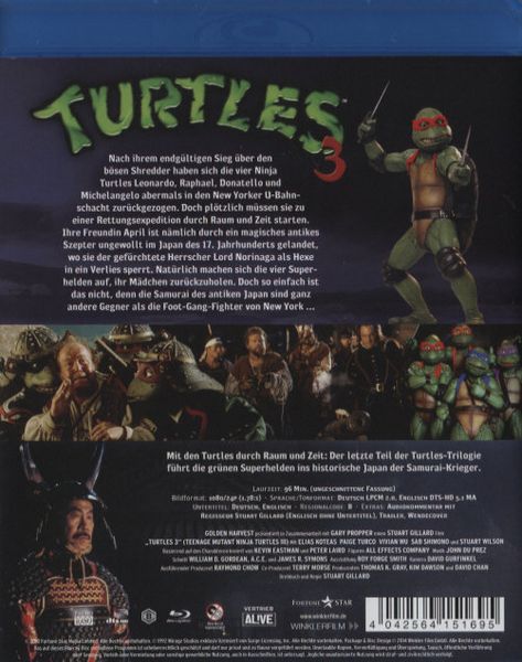 Produktbild: Turtles 3 - Ninja Turtles