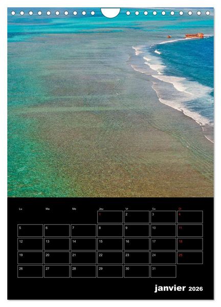 Produktbild: Paysages cal&eacute;doniens (Calendrier mural 2026 DIN A4 horizontal), CALVENDO calendrier mensuel