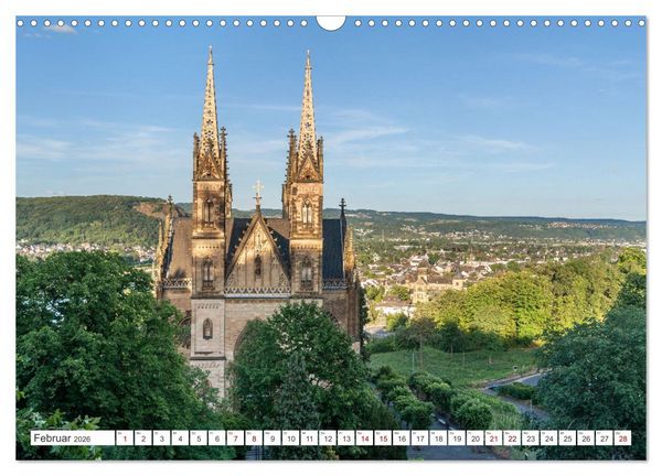 Produktbild: Unterwegs - Rhein-Burgen-Weg (Wandkalender 2026 DIN A3 quer), CALVENDO Monatskalender
