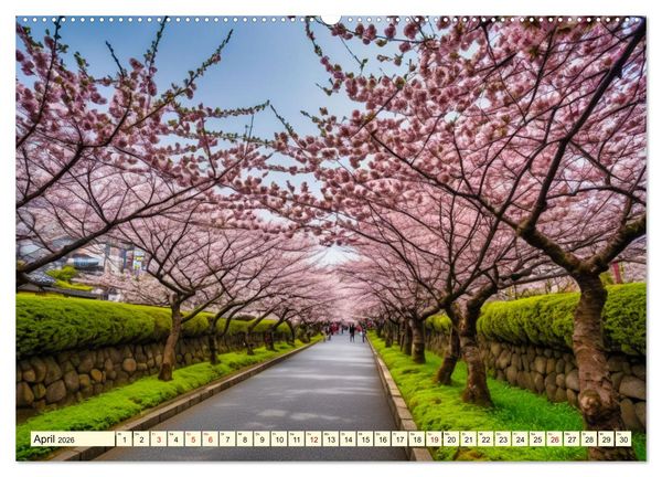 Produktbild: Typisch Japanisch (hochwertiger Premium Wandkalender 2026 DIN A2 quer), Kunstdruck in Hochglanz