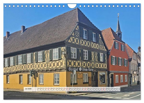 Produktbild: Bad Staffelstein - historische Stadt am Obermain (Wandkalender 2026 DIN A4 quer), CALVENDO Monatskalender