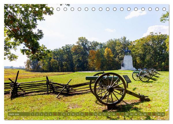 Produktbild: USA Ostk&uuml;ste. Von den Blue Ridge Mountains bis zur Chesapeake Bay (Tischkalender 2026 DIN A5 quer), CALVENDO Monatskalender