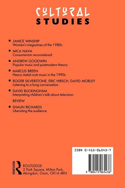 Produktbild: Cultural Studies