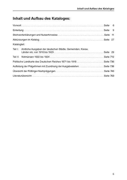 Produktbild: Die deutschen Notm&uuml;nzen
