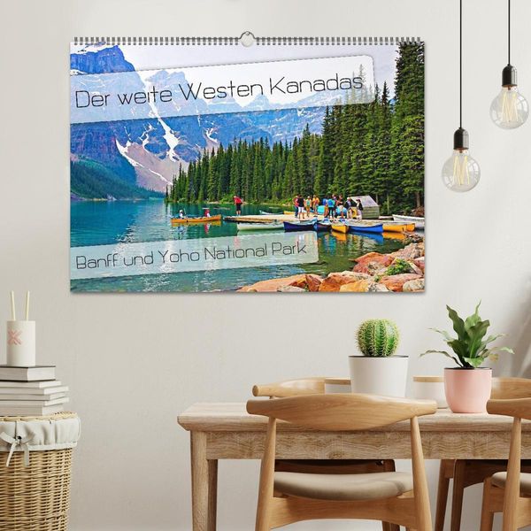 Produktbild: Der weite Westen Kanadas - Banff und Yoho National Park (Wandkalender 2026 DIN A2 quer), CALVENDO Monatskalender