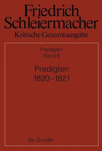 Produktbild: Predigten 1820-1821