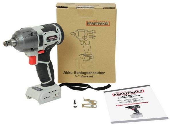 Produktbild: Dino KRAFTPAKET 18V-400Nm-1/2&ldquo;-900W 130232 Akku-Schrauber 18 V b&uuml;rstenlos, ohne Akku, ohne Ladeger&auml;t
