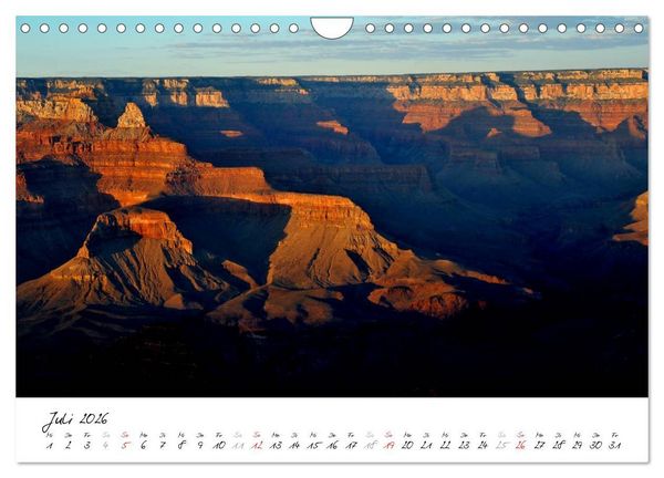 Produktbild: H&ouml;hepunkte im Westen der USA (Wandkalender 2026 DIN A4 quer), CALVENDO Monatskalender