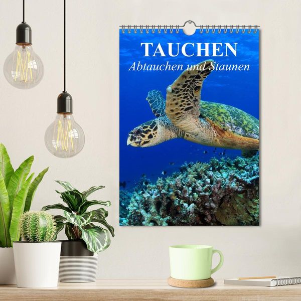 Produktbild: Tauchen - Abtauchen und Staunen (Wandkalender 2026 DIN A4 hoch), CALVENDO Monatskalender