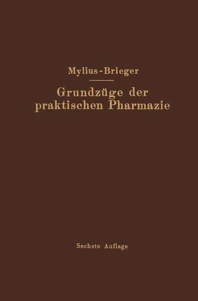 Produktbild: Grundz&uuml;ge der praktischen Pharmazie