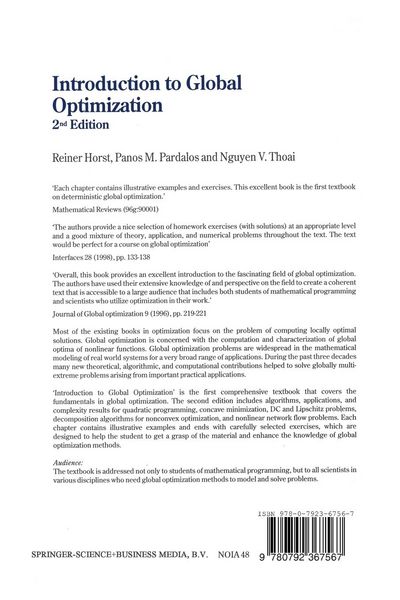 Produktbild: Introduction to Global Optimization