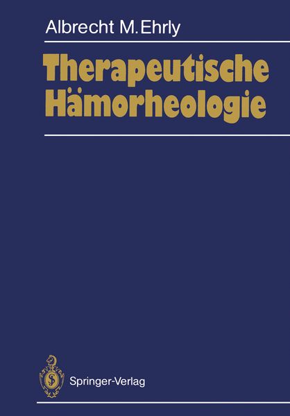Produktbild: Therapeutische H&auml;morheologie