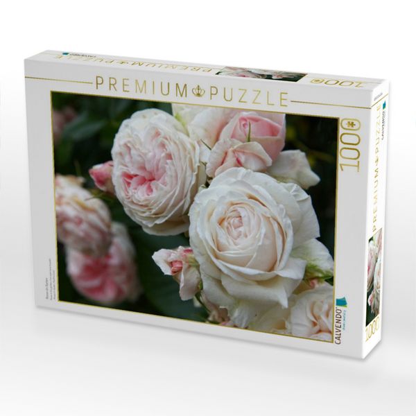 Produktbild: CALVENDO Puzzle Rosen im Garten | 1000 Teile Lege-Gr&ouml;&szlig;e 64x48cm Foto-Puzzle f&uuml;r gl&uuml;ckliche Stunden