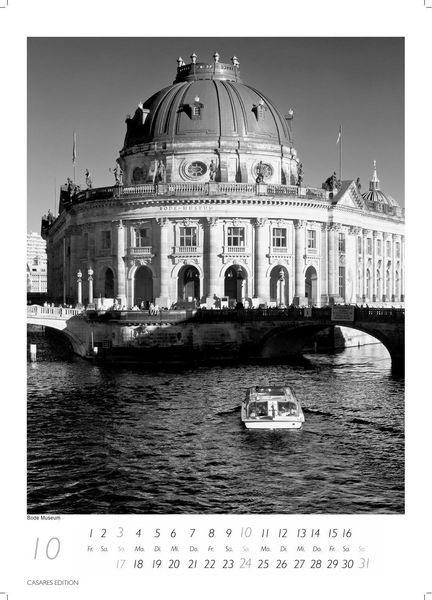 Produktbild: Berlin schwarz-weiss Kalender 2027 &ndash; Wandkalender | Fotokalender Deutschland 59x42cm Grosses Format - Eleganter Schwarz-Wei&szlig;-Print mit beeindruckenden Berlin-Motiven