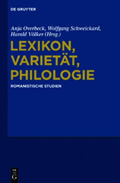 Produktbild: Lexikon, Variet&auml;t, Philologie
