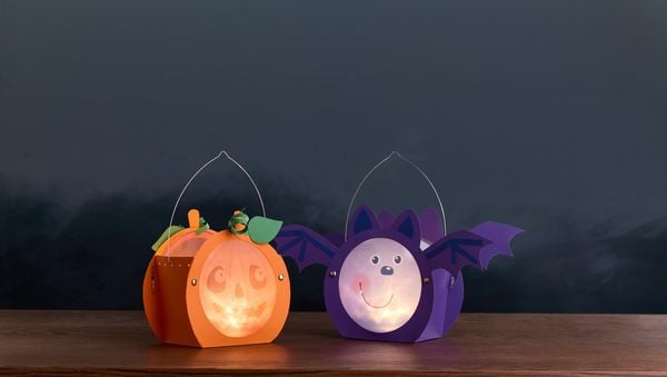 Produktbild: Bastelset - Mini-Klammerlaternen Halloween