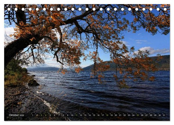 Produktbild: Traumland Schottland (Tischkalender 2026 DIN A5 quer), CALVENDO Monatskalender