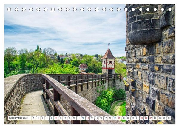 Produktbild: Bad Wimpfen - Kurstadt am Neckar (Tischkalender 2026 DIN A5 quer), CALVENDO Monatskalender