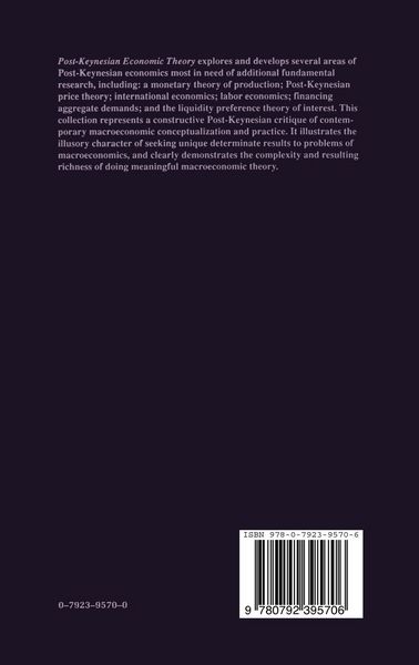 Produktbild: Post-Keynesian Economic Theory
