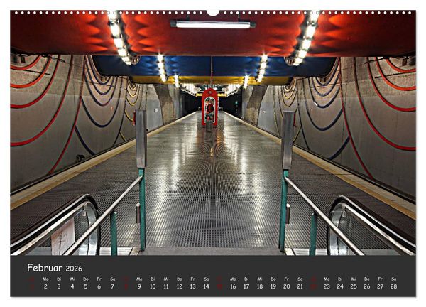 Produktbild: U-Bahn-Stationen des Westens (Wandkalender 2026 DIN A2 quer), CALVENDO Monatskalender