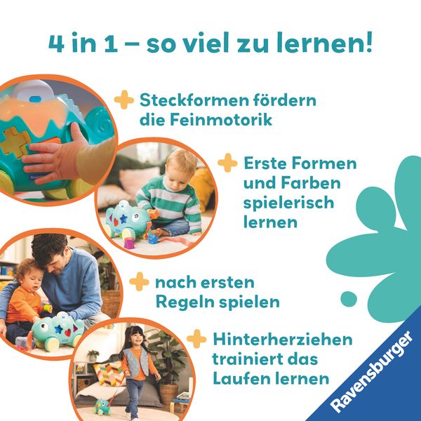 Produktbild: Play+ Musikalisches Farben & Formen Cham&auml;leon - ab 12 Monate