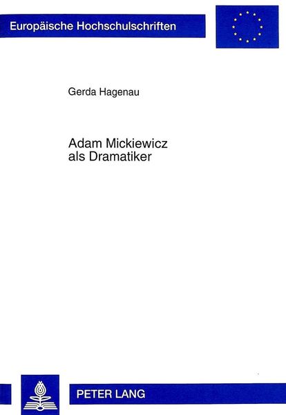 Produktbild: Adam Mickiewicz als Dramatiker