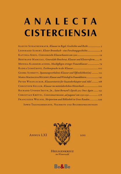 Produktbild: Analecta Cisterciensia 61 (2011)
