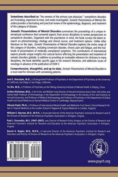 Produktbild: Somatic Presentations of Mental Disorders