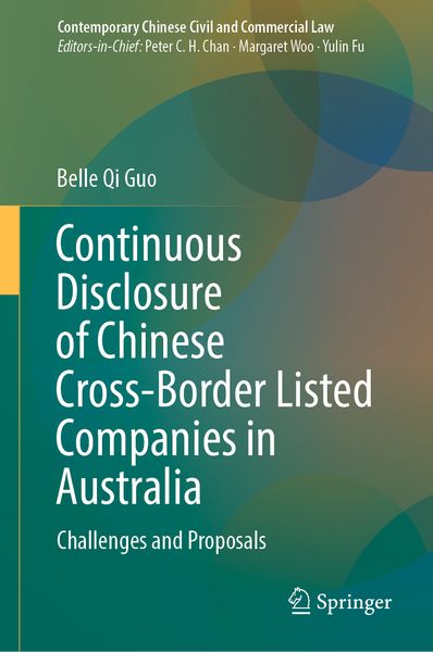 Produktbild: Continuous Disclosure of Chinese Cross-Border Listed Companies in Australia