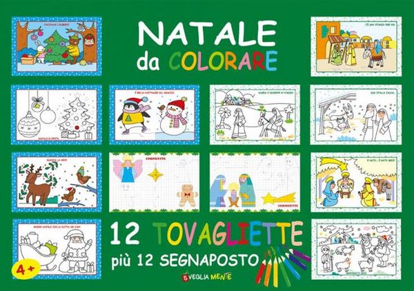 Produktbild: Natale da colorare. Tovagliette. Con 12 segnaposto