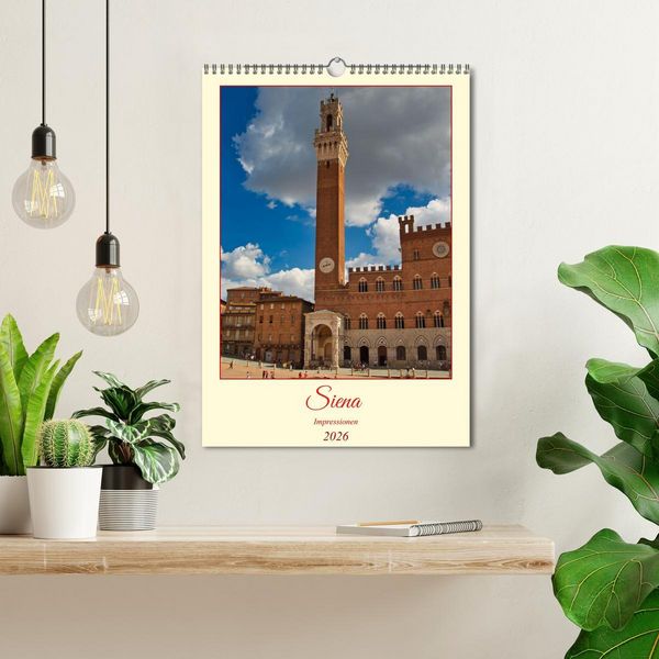 Produktbild: Siena - Impressionen (Wandkalender 2026 DIN A3 hoch), CALVENDO Monatskalender